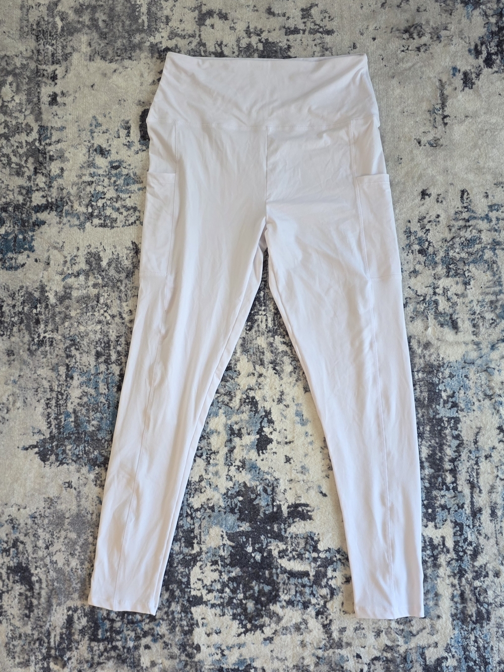 Women's White Large Leggings